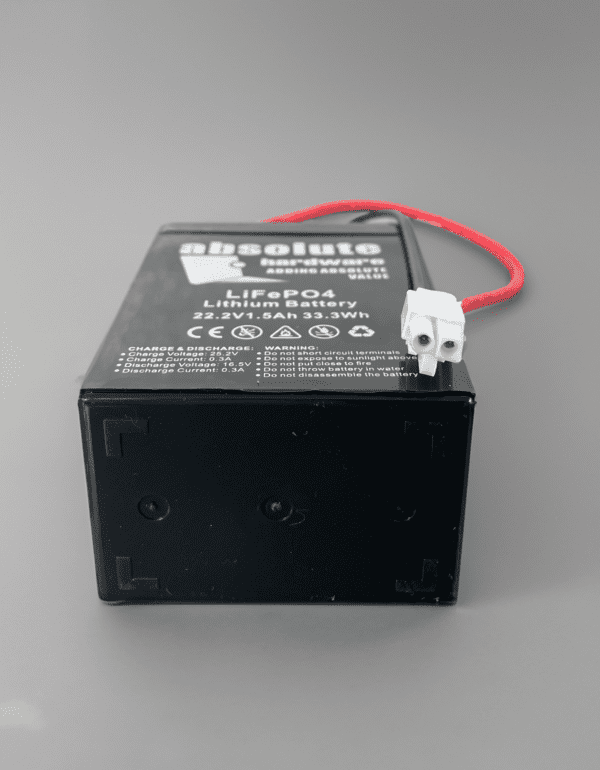 Lithium Battery Backup 22.2V 1.5Ah | Garage Door Hardware - Image 2